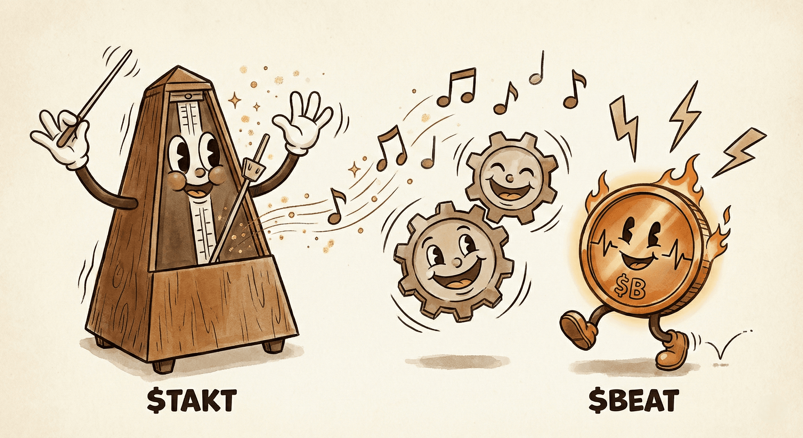 $TAKT and $BEAT — Dual Token Partners